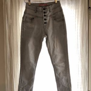 High waist skinny jeans